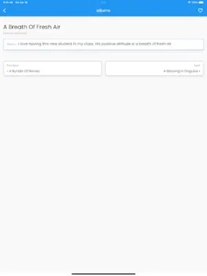 Idioms android App screenshot 1